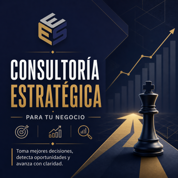 Miniatura del servicio Consultoría Estratégica para tu Negocio, diseñado para ayudar a emprendedores y dueños de negocio a tomar mejores decisiones, detectar oportunidades y avanzar con claridad.